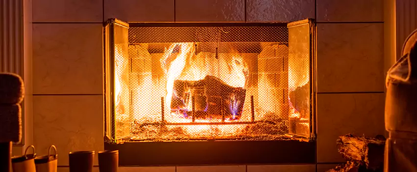 Mendota Hearth Landscape Fireplace Installation in Mount Juliet, Tennessee