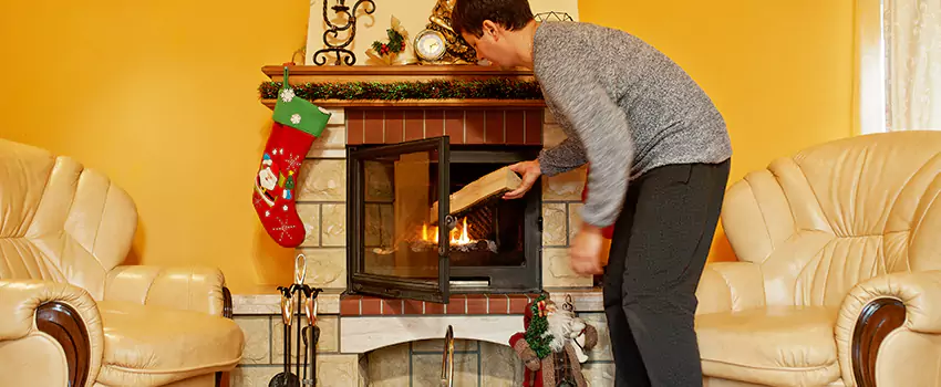 Rusted Metal Fireplace Restoration in Mount Juliet, Tennessee
