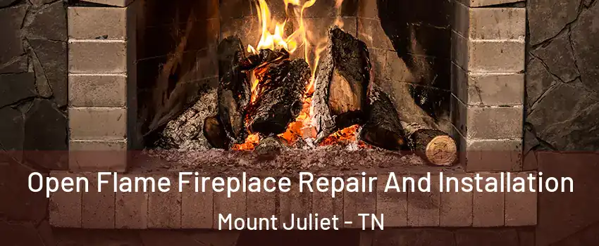  Open Flame Fireplace Repair And Installation Mount Juliet - TN